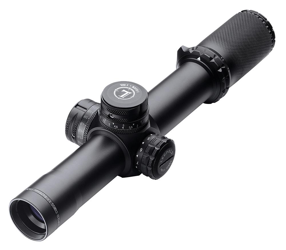 BLEMISHED Leupold Mark 8 CQBSS Rifle Scope - 1.1-8x24mm 34mm Tube Illum. Mil Dot Reticle Black Matte - Leupold