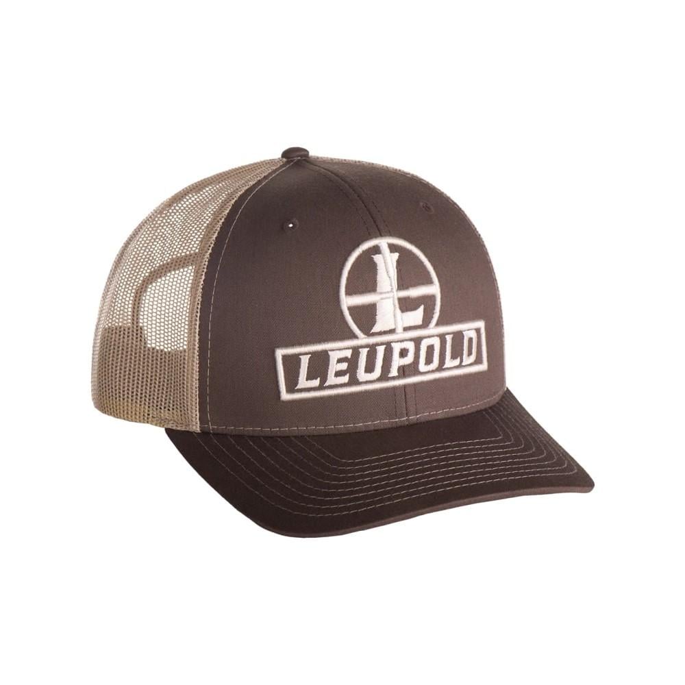 Leupold Reticle Trucker Hat Brown/Khaki - Leupold