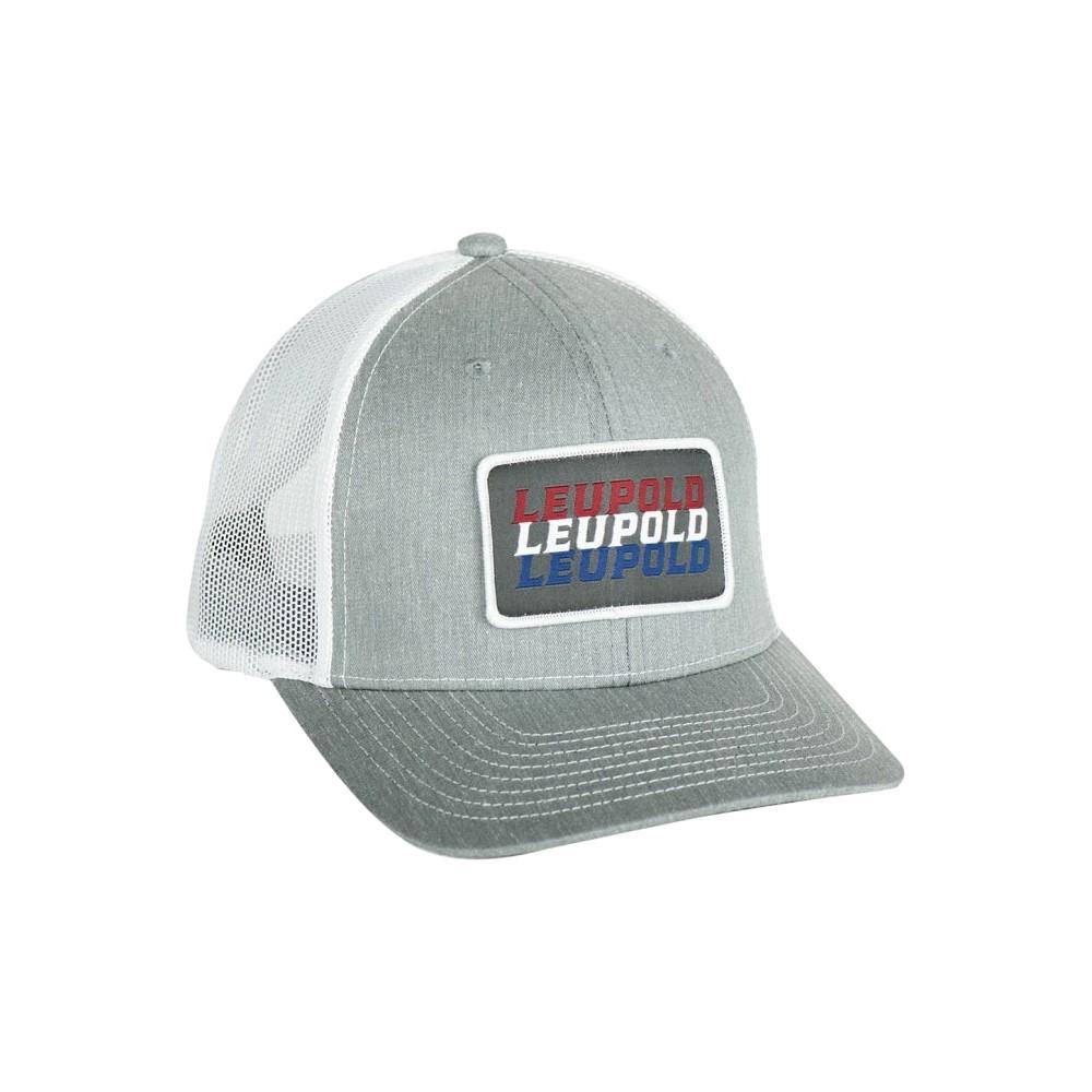 Leupold Patriot Trucker Hat Heather Grey/White - Leupold