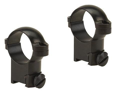 Leupold 2-Piece Solid Steel Ringmounts - Sako 1", High, Gloss Black - Leupold