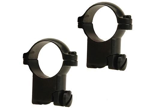 Leupold 2-Piece Solid Steel Ringmounts - Ruger M77 1", Super High, Matte Black - Leupold