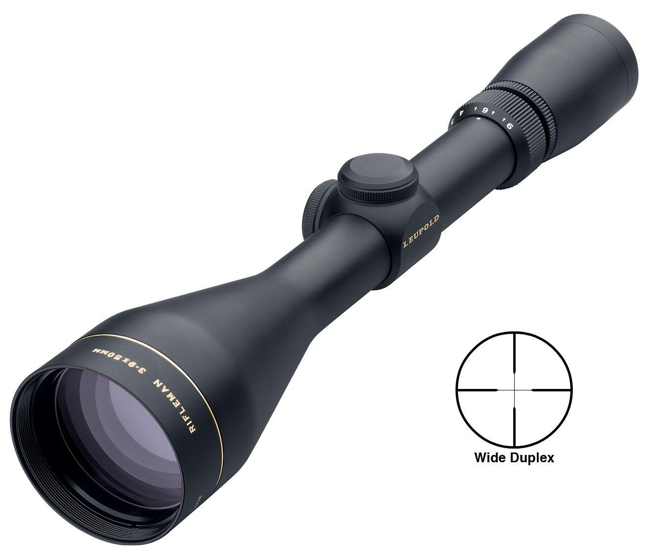 BLEMISHED Leupold Rifleman Rifle Scope - 3-9X50mm Wide Duplex 33.-13.1 4.2-3.7" Matte - Leupold