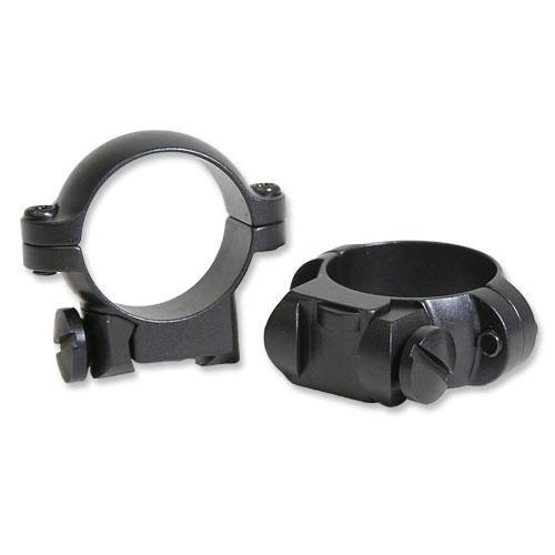 Leupold 2-Piece Solid Steel Ringmounts - Ruger No. 1 & 77/22, 1", Low, Matte Black - Leupold