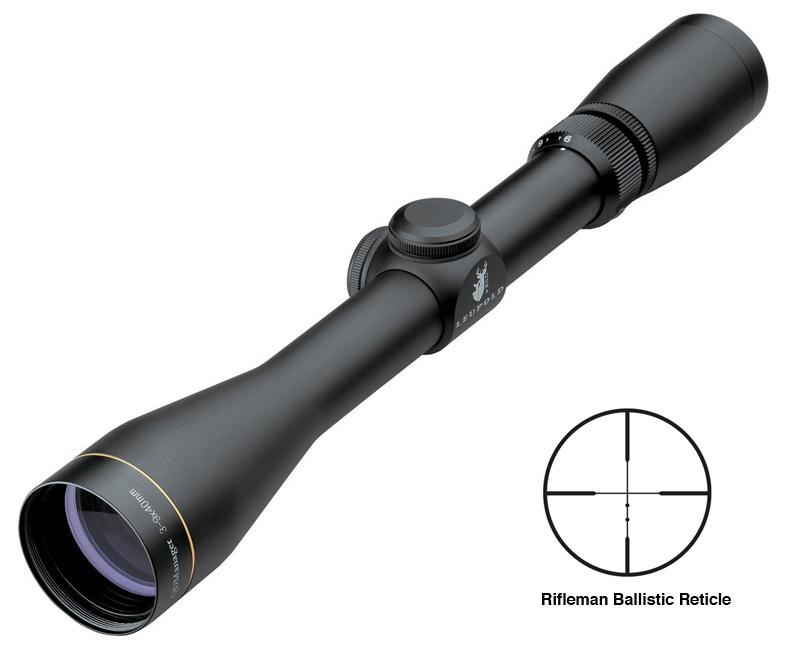 BLEMISHED Leupold Rifleman Rifle Scope - 3-9X40mm Rifleman Balistics 32.9-13.1' 4.2-3.7" Matte - Leupold