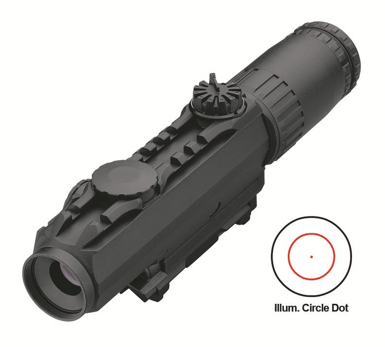 BLEMISHED Leupold Mark 4 CQ/T Rifle Scope - 1-3x14mm Illum. Circle Dot Reticle Matte - Leupold