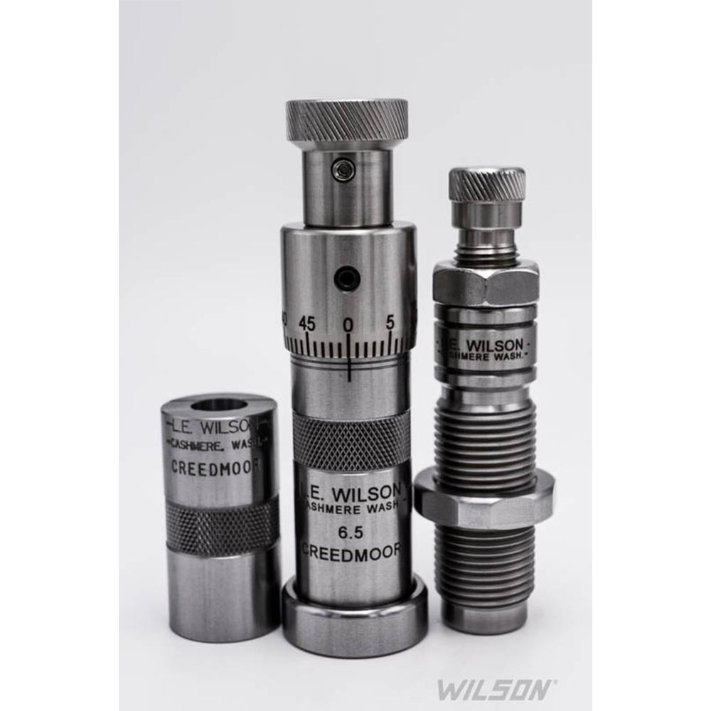 L.E. Wilson Die Kit 2 6.5 Creedmoor with Plastic Case - L.E. Wilson