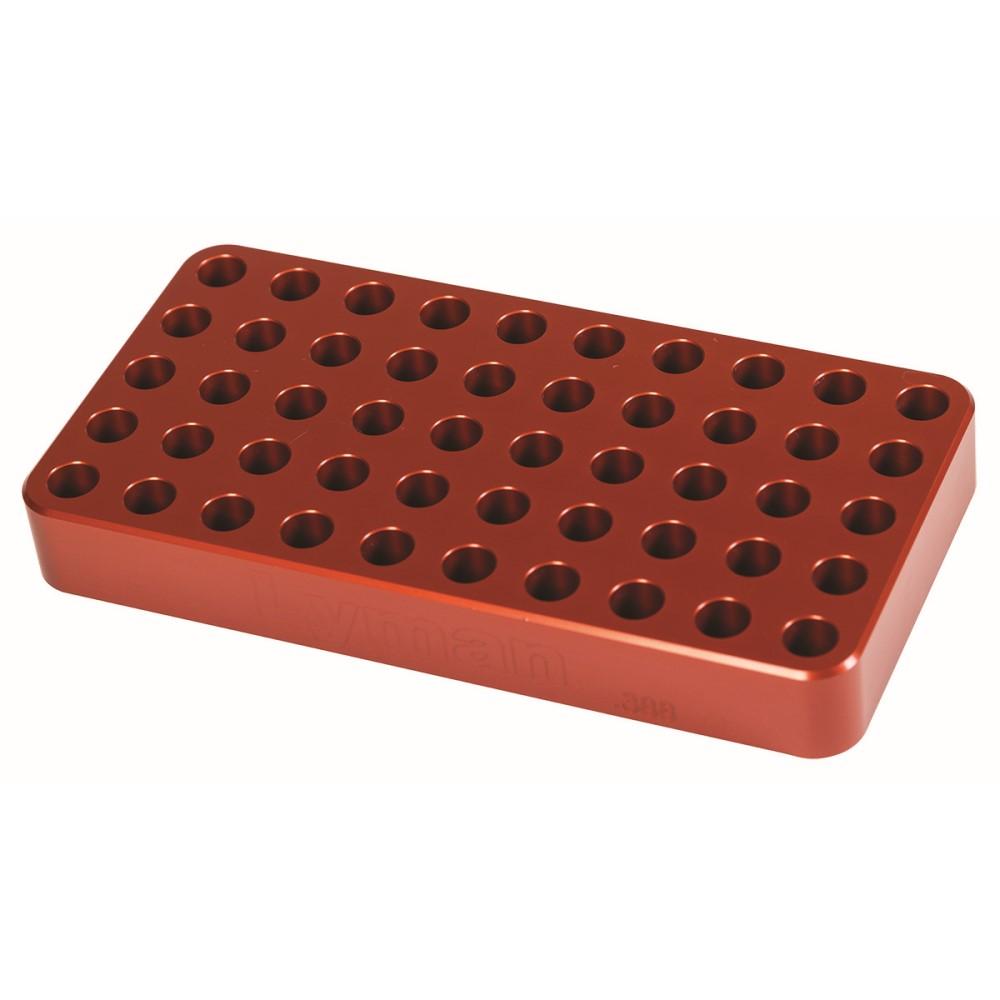 Lyman Anodized Aluminum Loading Block .388 Hole Size for Small Rifles - Lyman