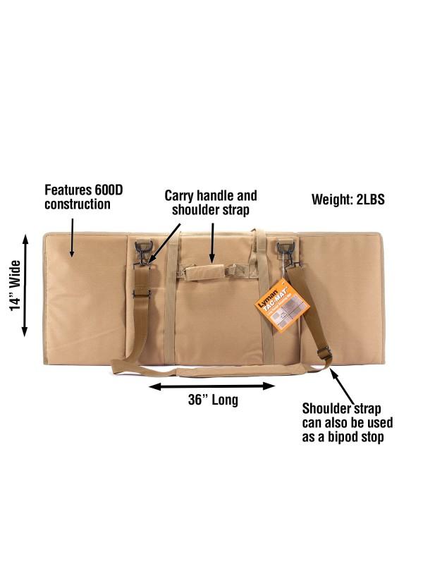 Tac-Mat Long Range Shooting Mat - Flat Dark Earth (FDE) - Lyman