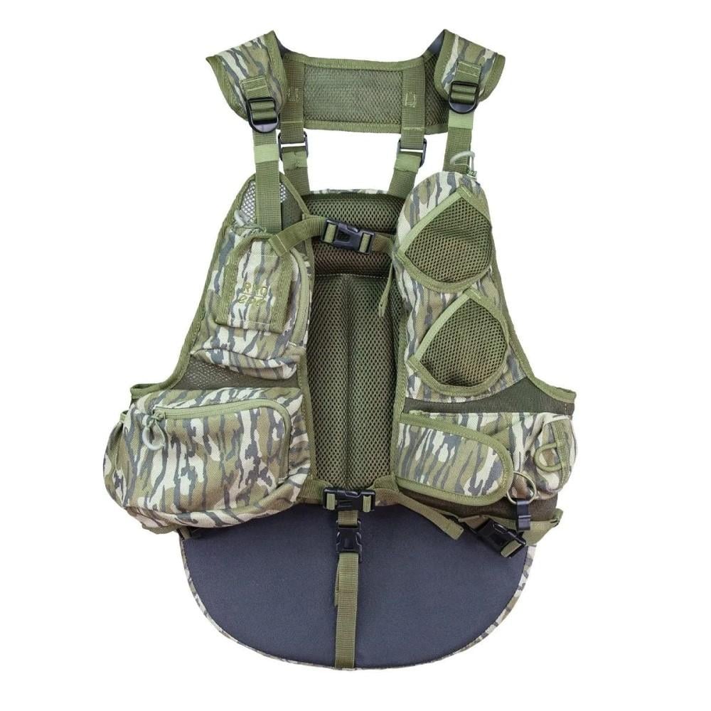 Moultrie Run N Gun Turkey Shooting Vest Mossy Oak Original Bottomland - Moultrie