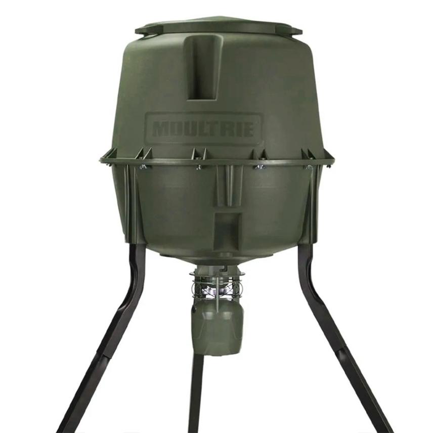 Moultrie 30 Gallon Tripod Deer Feeder Programmable Wildlife Feeder