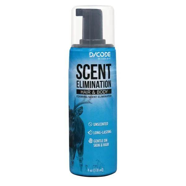 Code Blue Hair and Body Foaming Scent Eliminator Pump 4 oz - Code Blue