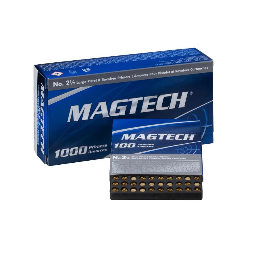 Magtech Large Pistol Primer (2½) -1000/ct - MagTech