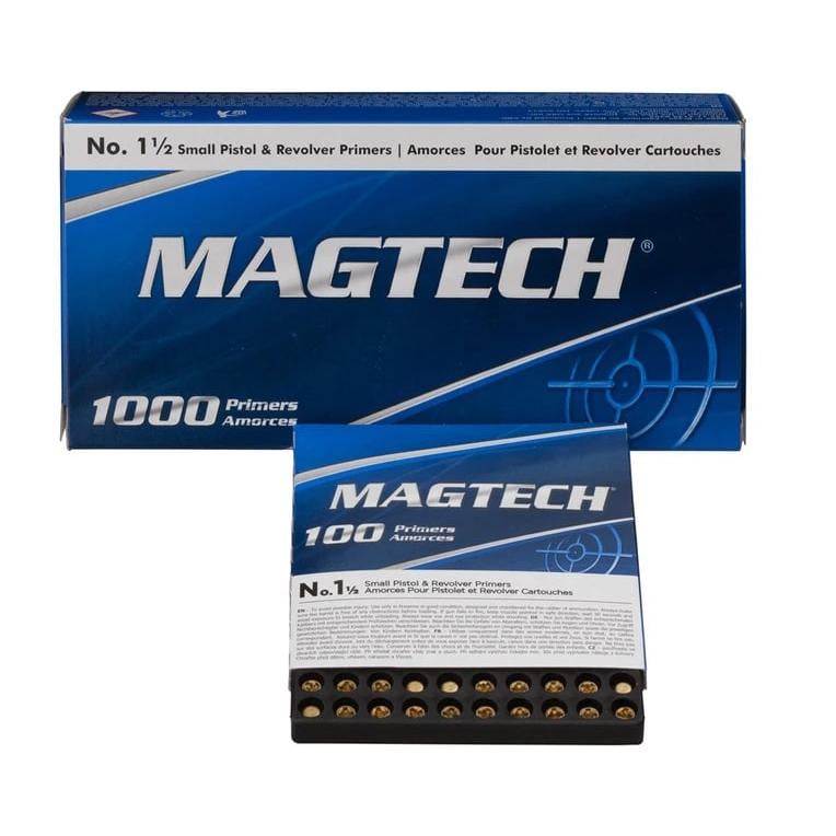 Magtech Small Pistol Primer 1½ NATO - 1000/ct - MagTech