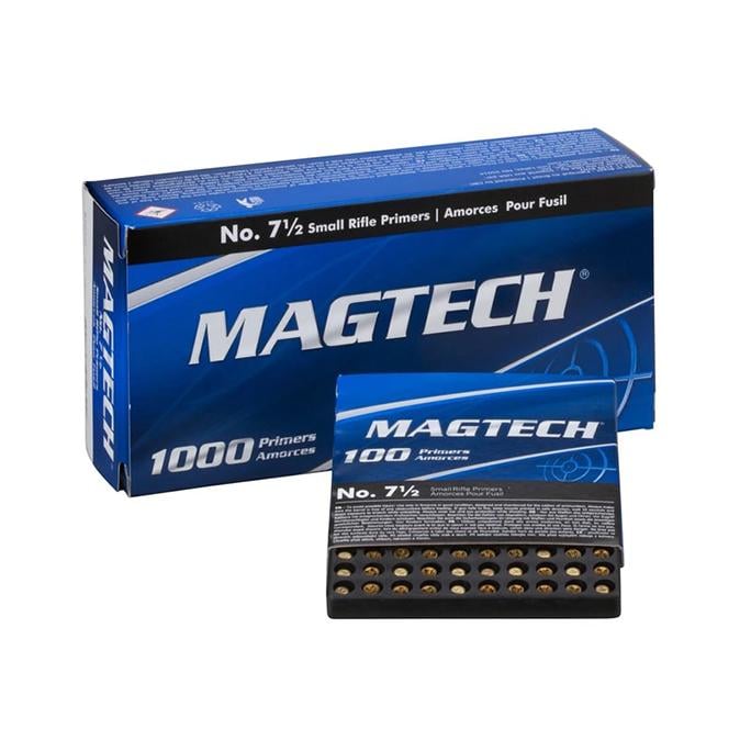 Magtech Small Rifle Primer 7½ - 1000/ct - MagTech