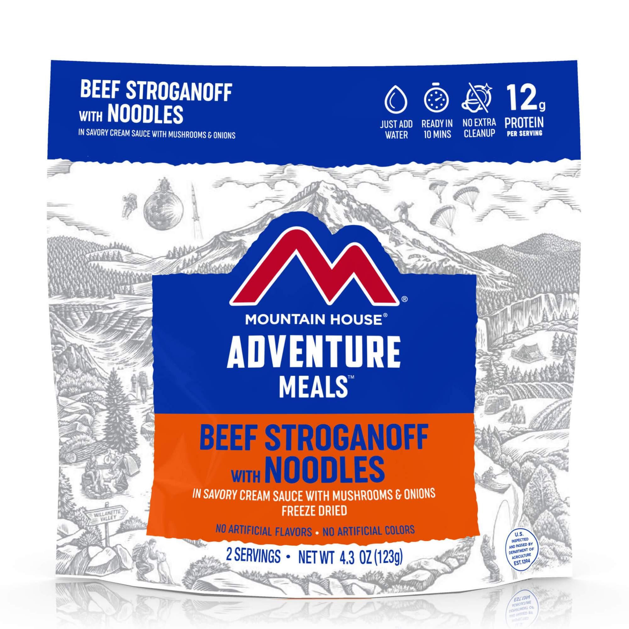 Mountain House Beef Stroganoff 4.3 oz 2 Servings - Mountain House