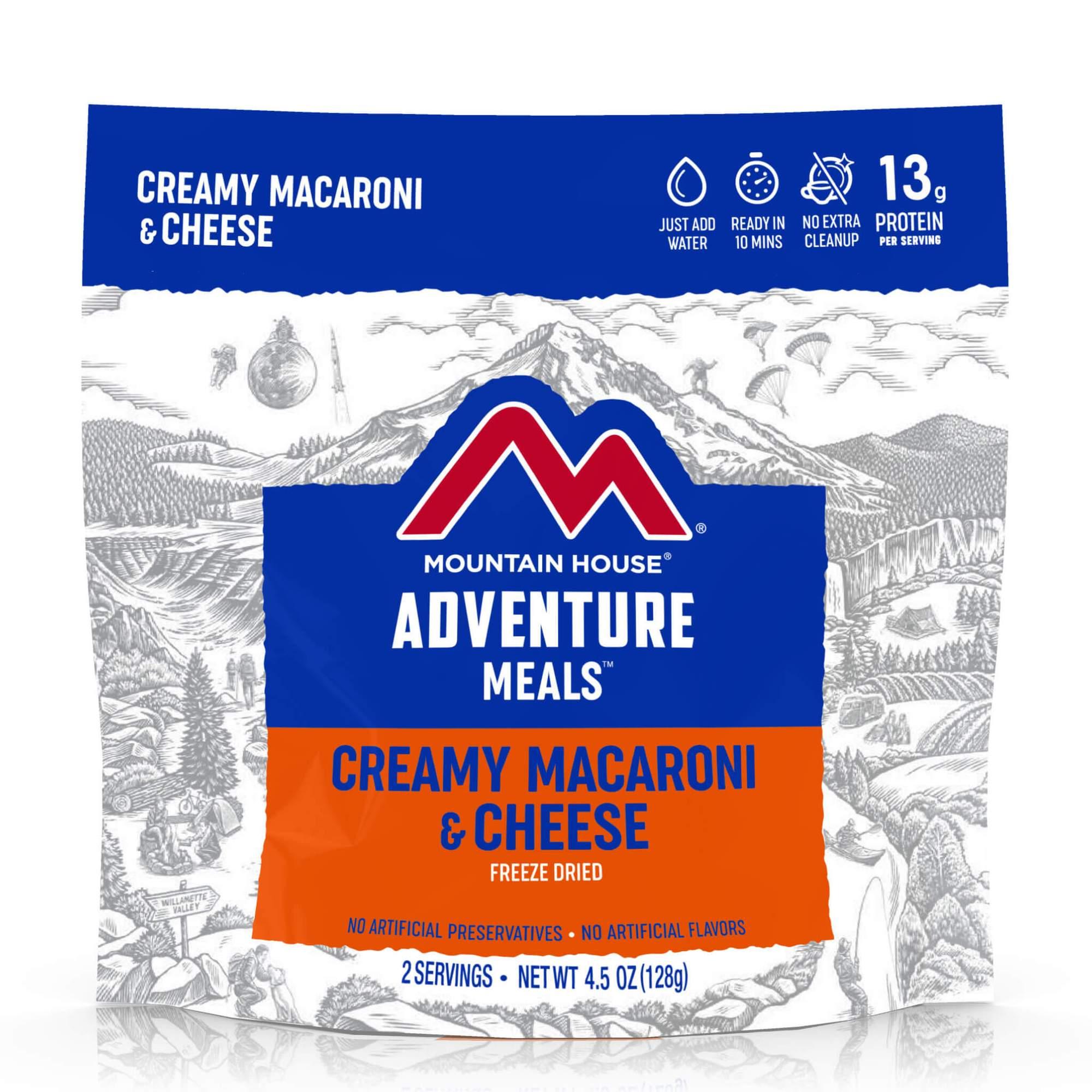 Mountain House Macaroni and Cheese 4.5 oz 2 Servings - Mountain House