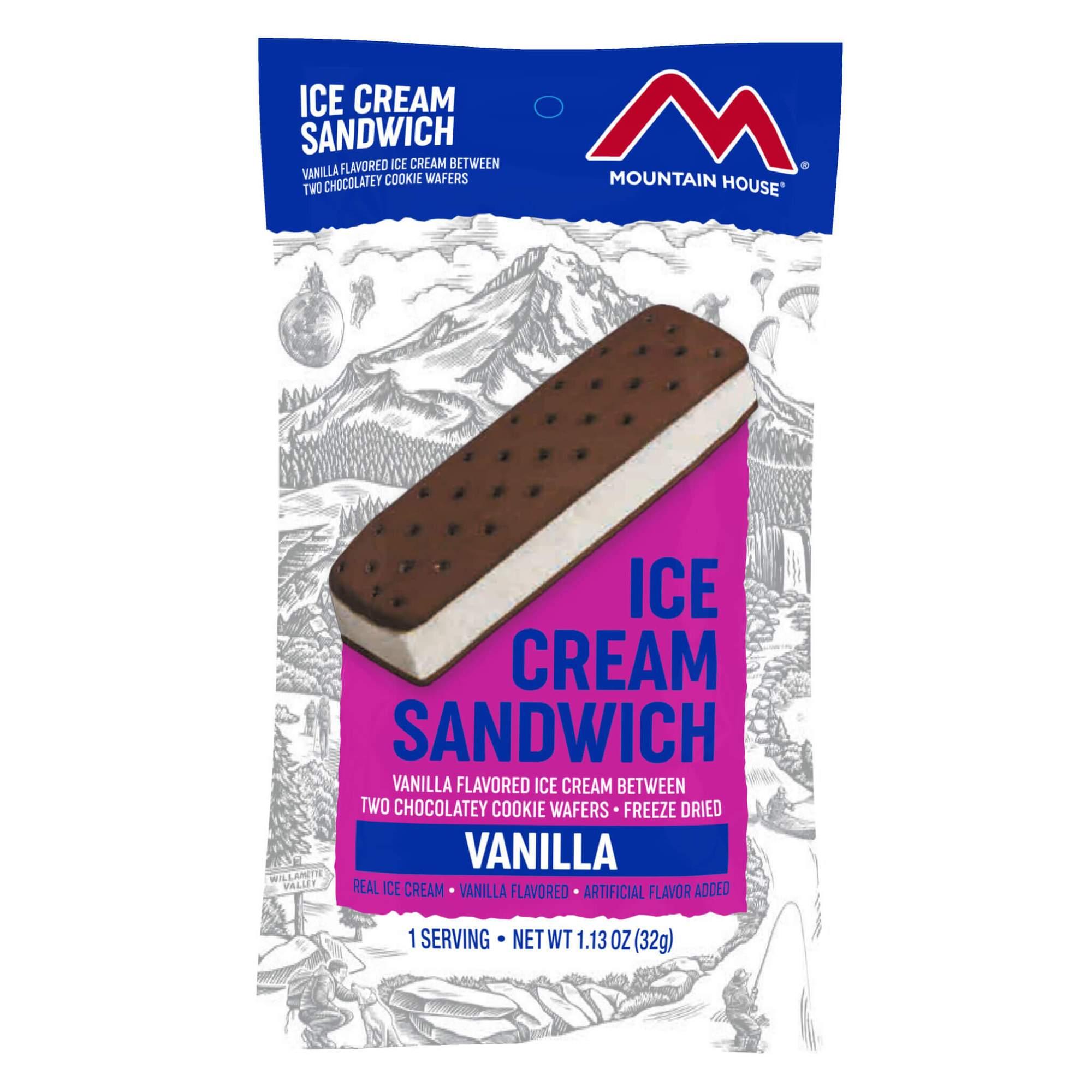 Mountain House Ice Cream Sandwich 1.13 oz 1 Serving - Mountain House