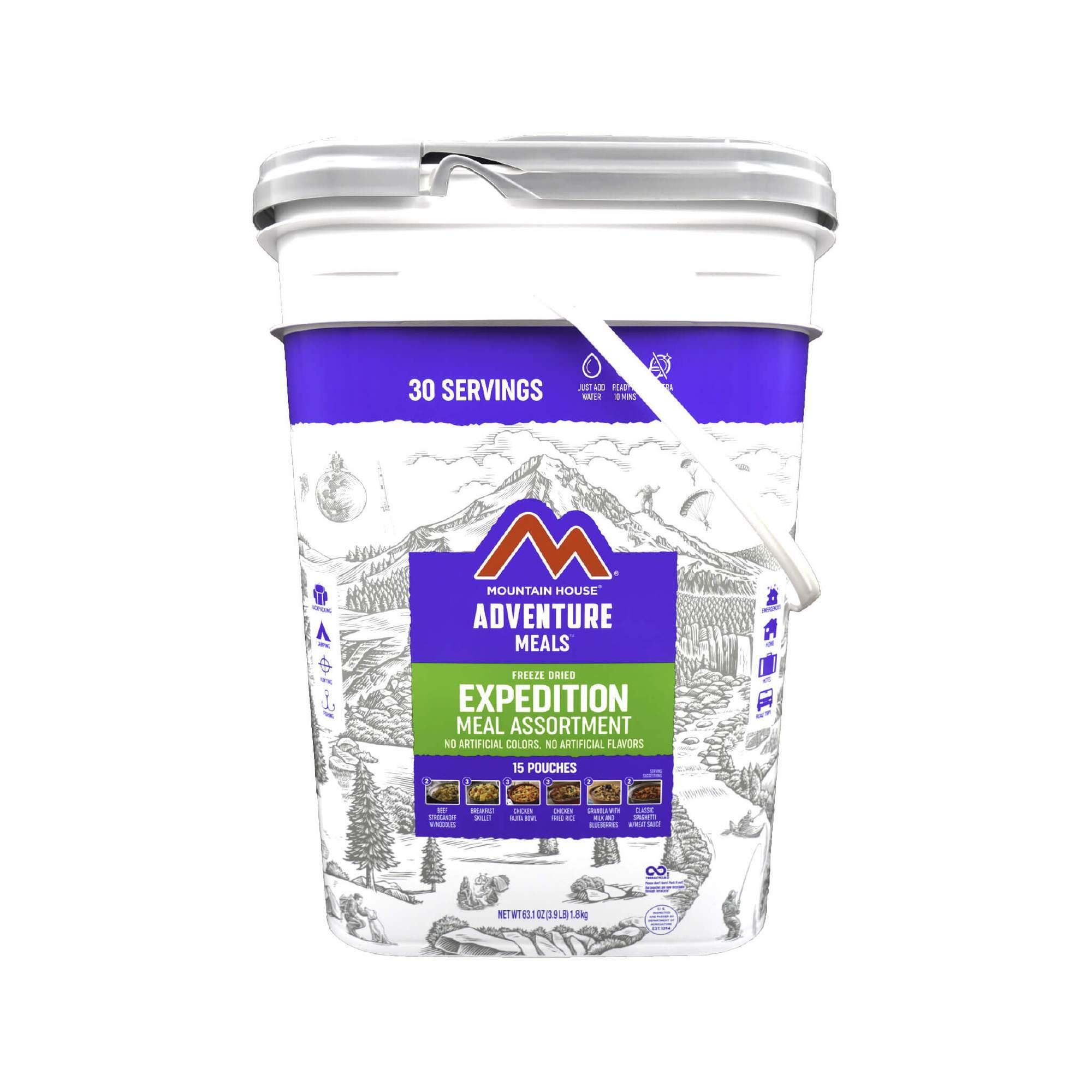 Mountain House Expedition 5 Day Meal Bucket 30 Servings - Mountain House