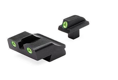 Meprolight Night Sights Colt 1911 Government/Commander Fixed Night Sight - Green Front & Green Rear - Meprolight