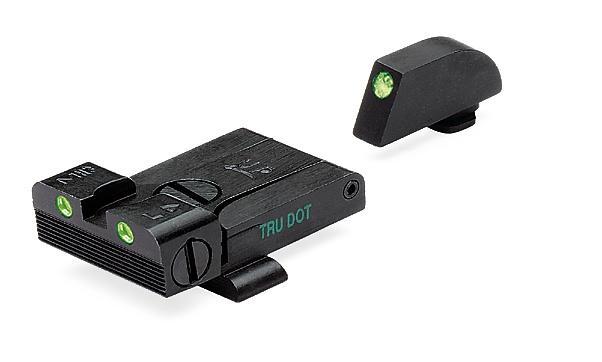 Meprolight for Glock 17/19/20/21/22/23 Adjustable Night Sight - Green Front & Green Rear - Meprolight