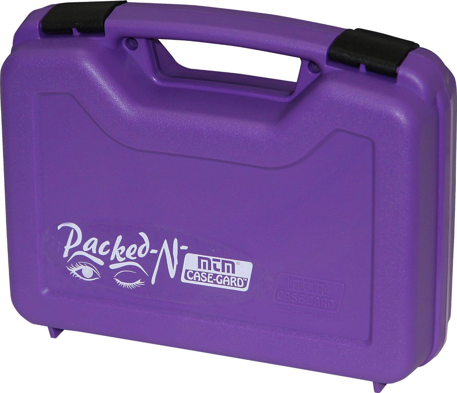 MTM Case-Gard Single 4" Handgun Case - Purple - MTM