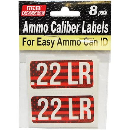 MTM Ammo Caliber Labels 12 GA - 8/ct - 