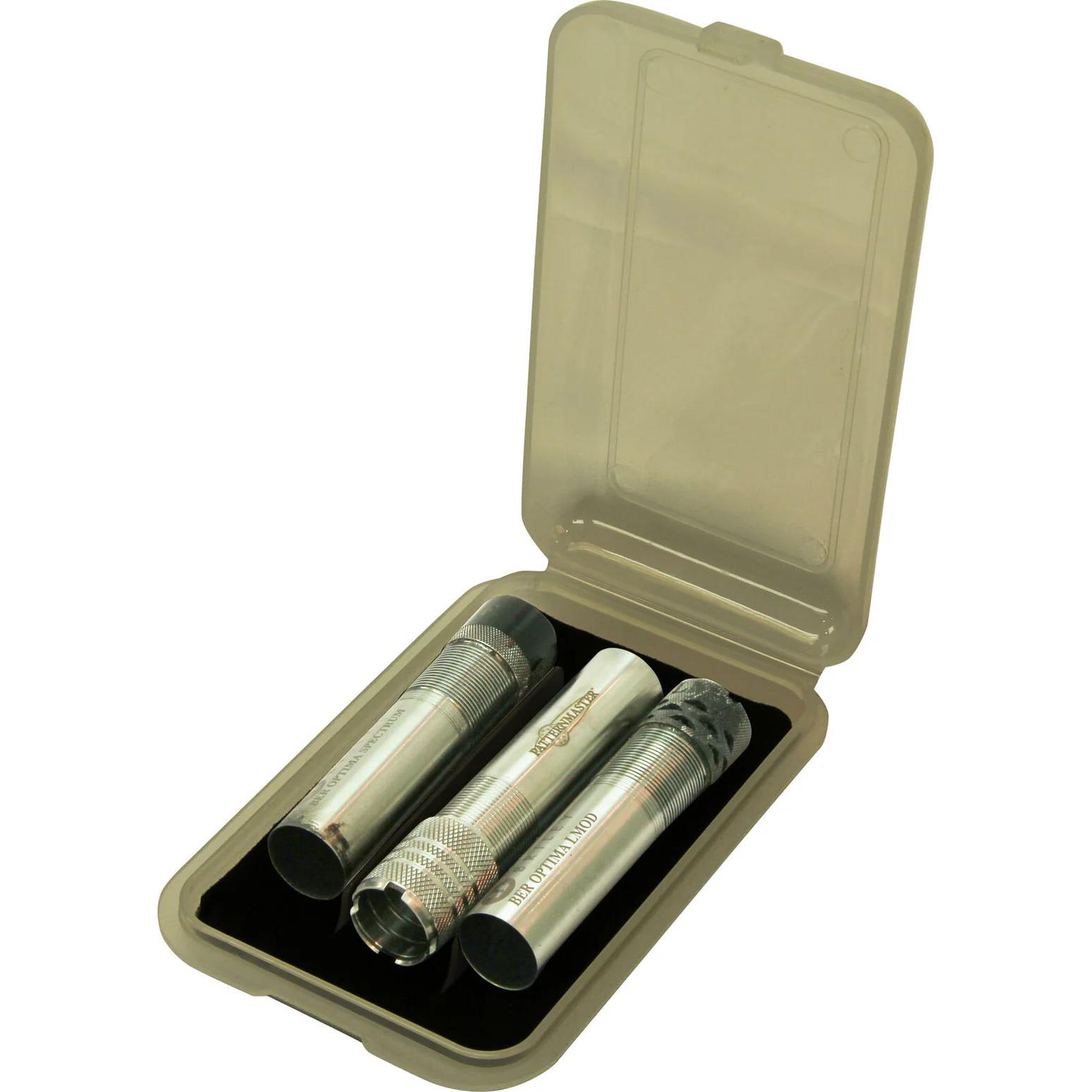 MTM Choke Extended Tube Case Holds 3 Chokes Clear Smoke - MTM