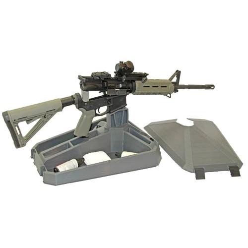 MTM MSRMS ArmAR Modern Sporting Rifle Maintenance Stand for  AR-15 | DMPS Stule | AR-10 Grey - MTM