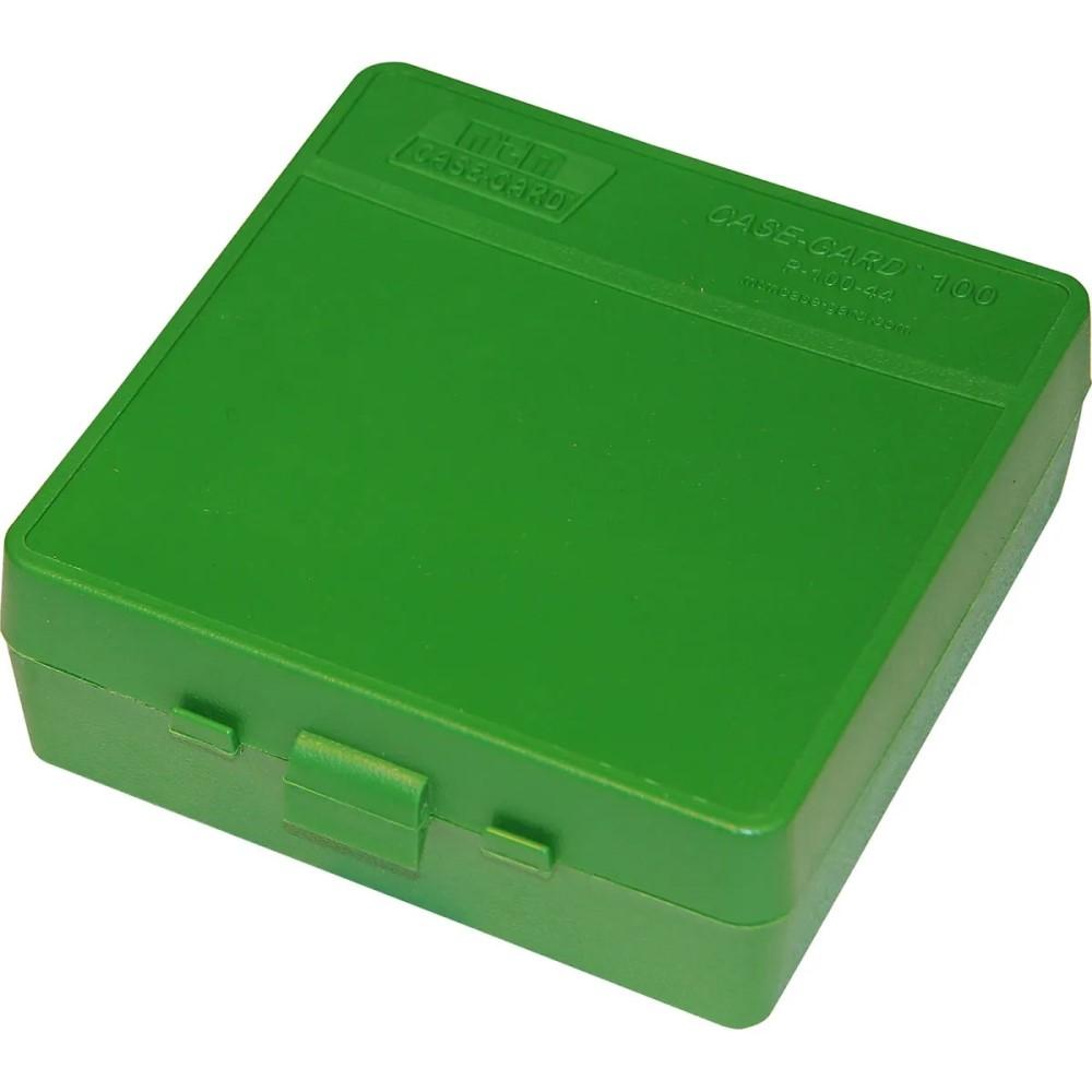 MTM Ammo Box for .41/.44 Mag/.45 LC 100 Rounds Green - MTM