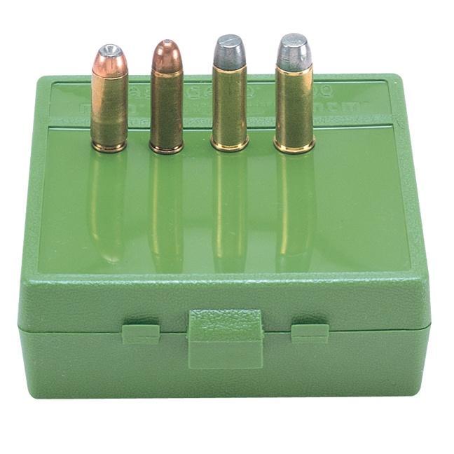 MTM P-64 Series Handgun Ammo Box for 50 AE 480 Ruger Green - MTM