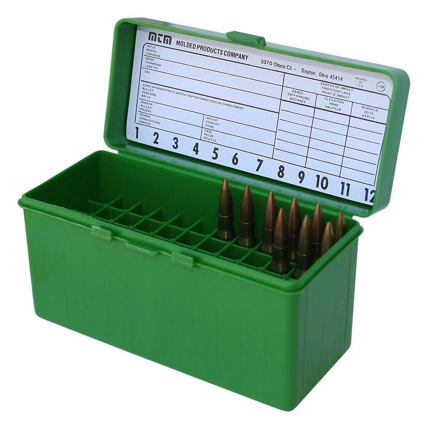 MTM Gun-Gard R-60 Series Rifle Ammo Box Green - MTM