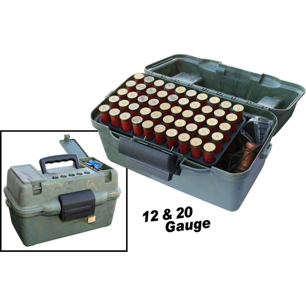 MTM Deluxe Shotshell Case Dual Gauge 100 Rounds Wild Camo - MTM