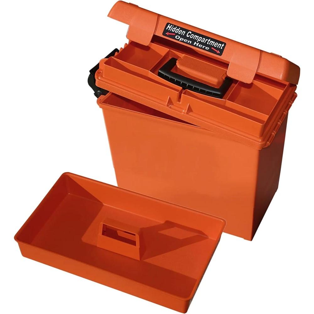 MTM 15" x 8.8" x 9.4" Sportsmen's Plus Utility Dry Box Orange - MTM