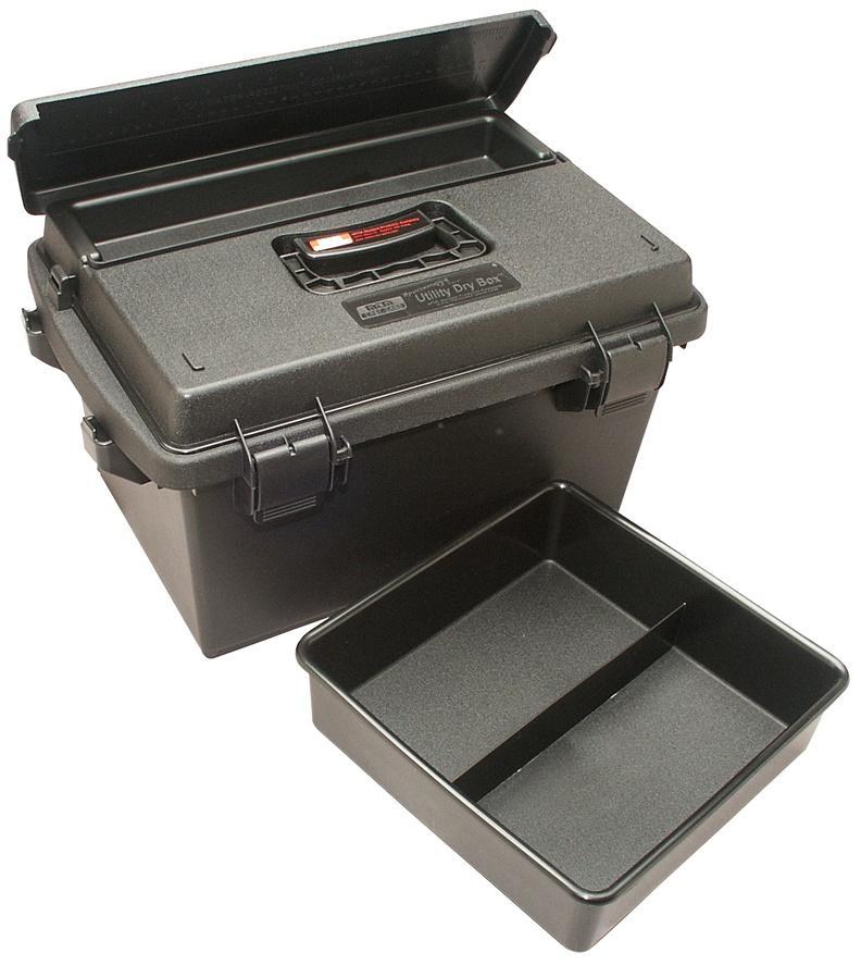 MTM 18.5" x 13" x 10" Sportsmen's Plus Utility Dry Box Black - MTM