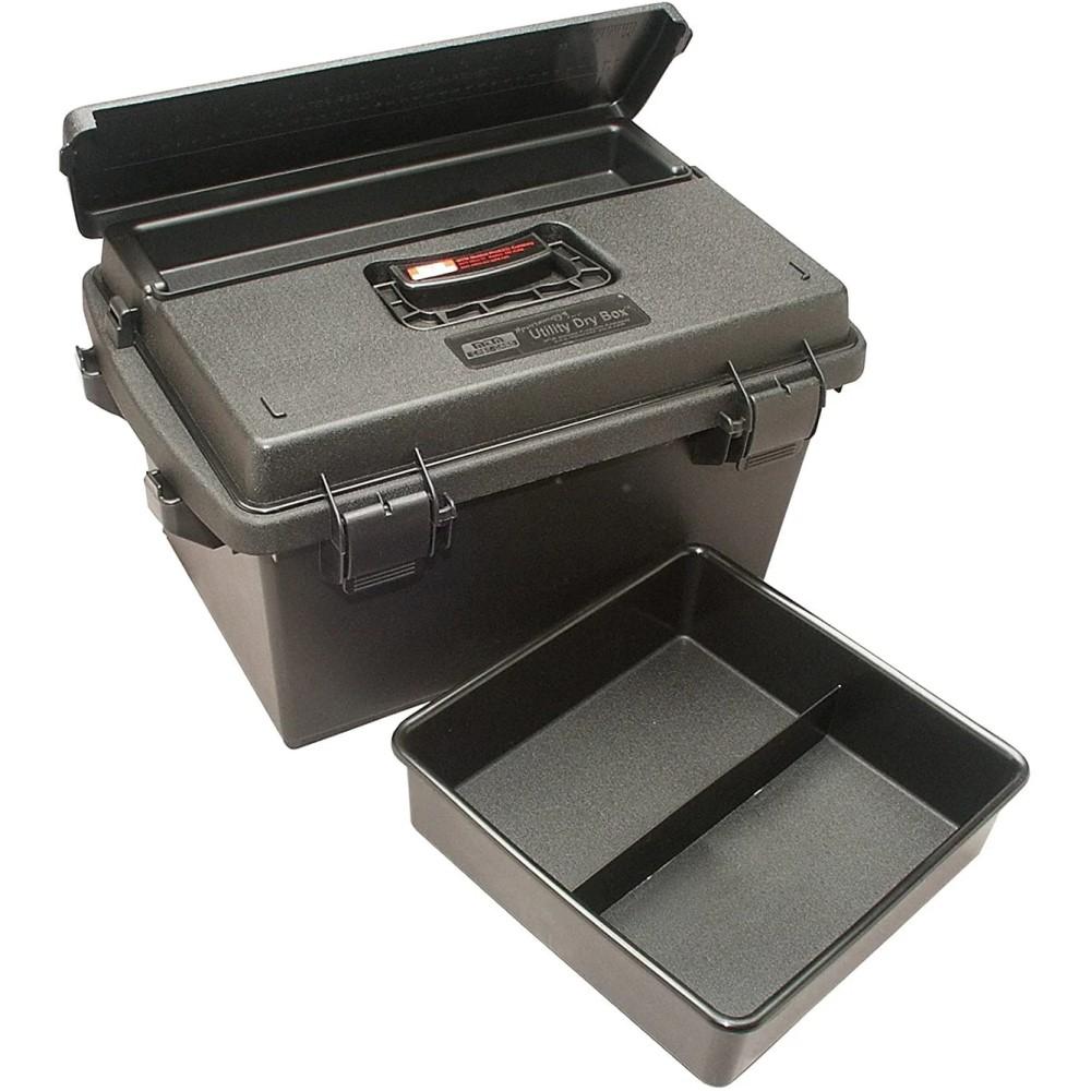 MTM 18.5" x 13" x 15.25" Sportsmen's Plus Utility Dry Box Black - MTM