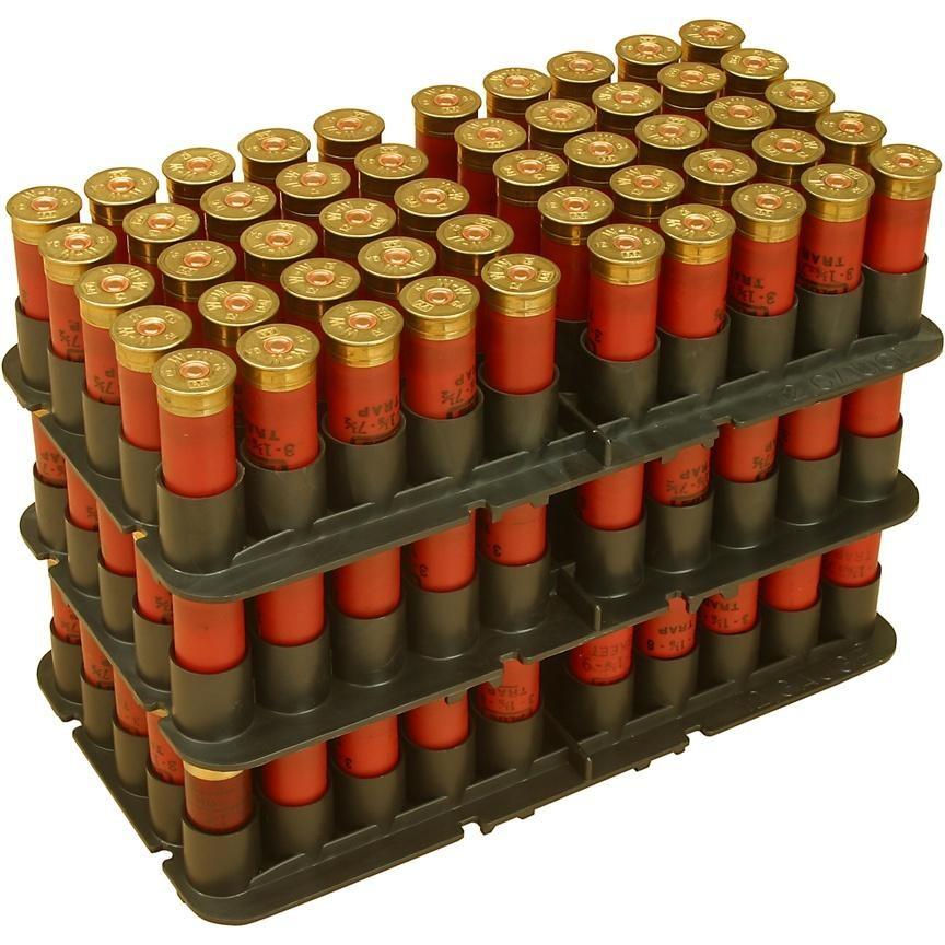 MTM 16 ga Shotshell Tray 50 Rounds Black - MTM