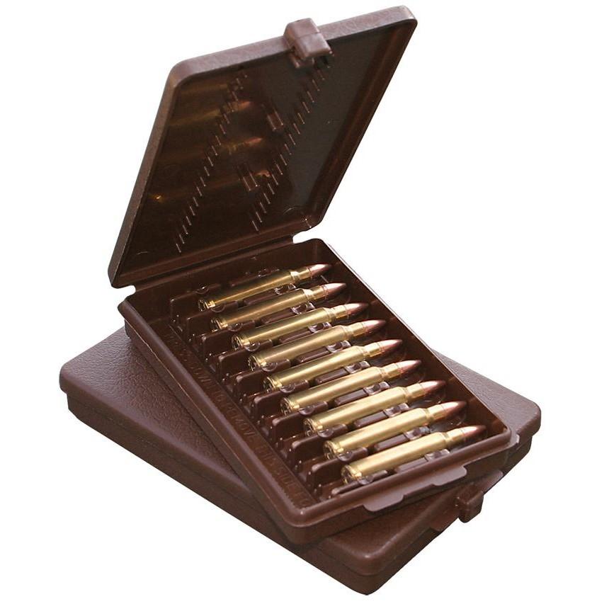 MTM 9 Rounds Case-Gard Rifle Ammo Wallet Brown - MTM