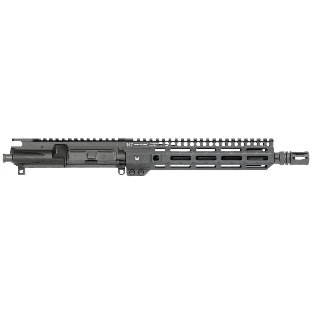 Midwest Industries Carbine Length Upper Receiver 5.56 NATO 10.5" Threaded Barrel Black with MLOK Handguard - Midwest