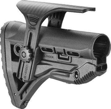 Mako Group Recoil-Reducing M4/AR-15 Stock with Adjustable cheekpiece - Fab Defense