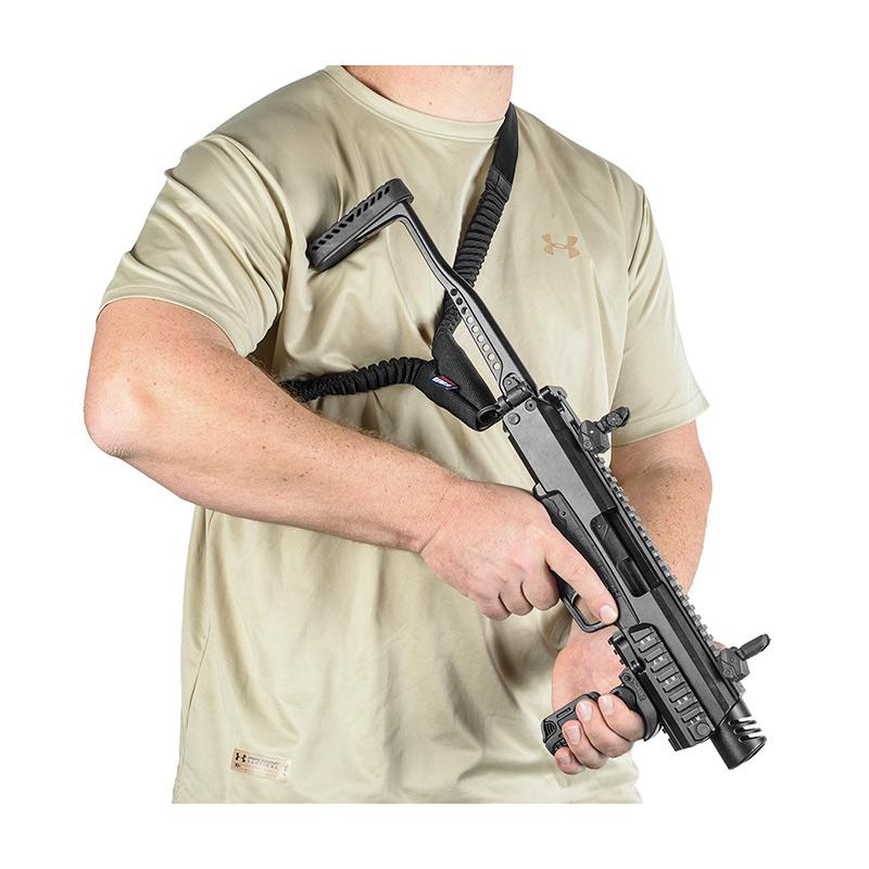 Fab Defense Tactical Single Point Bungee Sling Black - Fab Defense