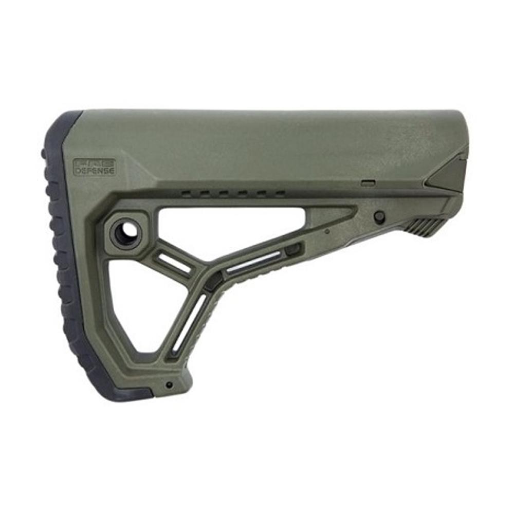 Fab Defense GL-CORE AR15/M4 Buttstock for Mil-Spec and Commercial Tubes OD Green - Fab Defense