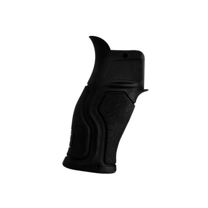 FAB Defense Gradus Rubberized Ergonomic Pistol Grip Flat (No Beavertail) Black - Fab Defense