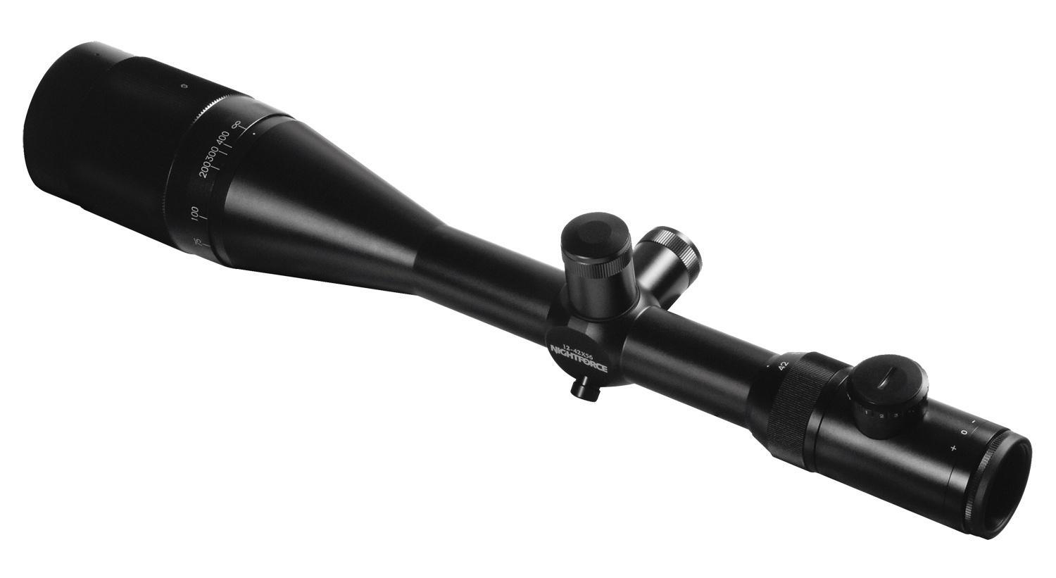 Nightforce BR Benchrest Rifle Scope - 12-42x56mm NP-2DD 8.2-2.4' 3.8" Matte - Nightforce