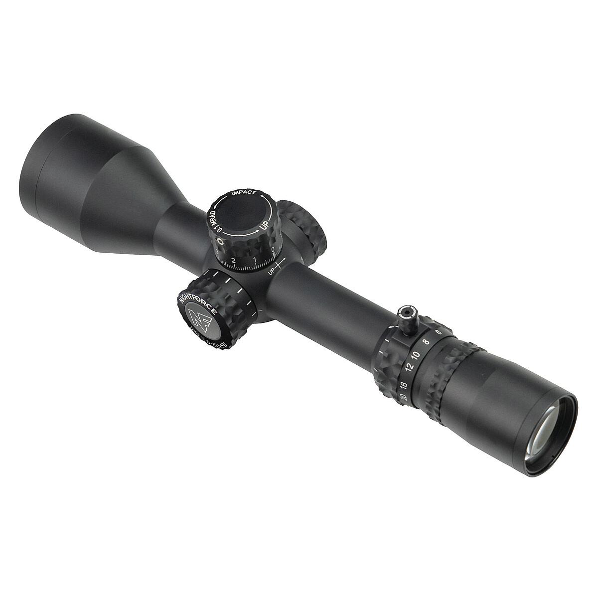 Night Force NX8 F2 Rifle Scope - 2.5-20x50mm 39mm SFP MIL-CF2 Reticle Digillum Illum PTL ZeroStop - Matte Black - Nightforce