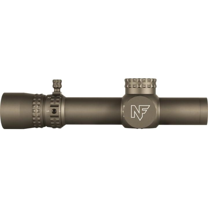 Nightforce NX8 1-8x24 F1 Rifle Scope FFP FC-MOA Reticle FDE - Nightforce