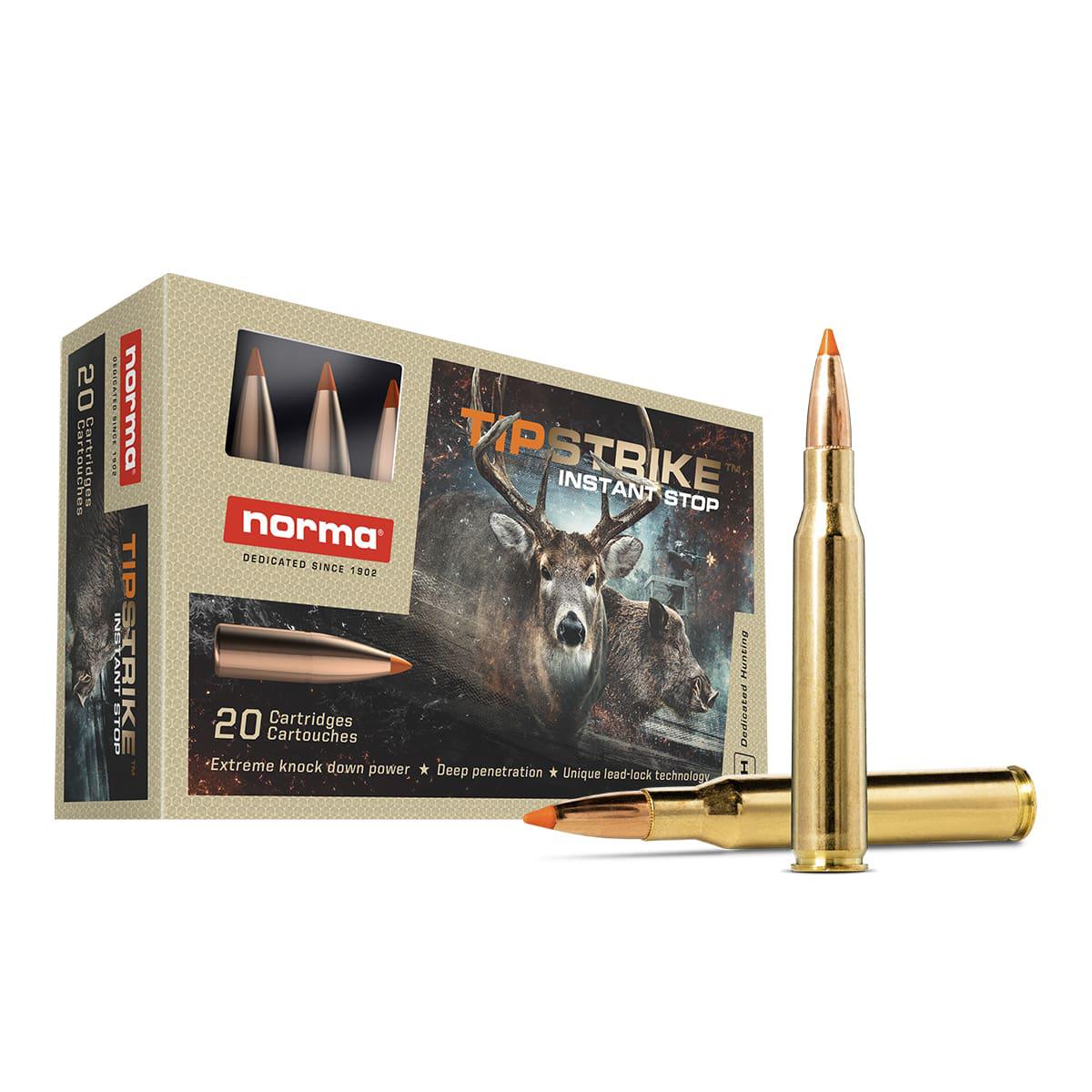 Norma TipStrike Varmint Rifle Ammunition .204 Ruger 40gr PT 3215 fps 20/ct - Norma