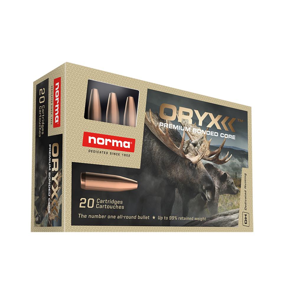 Norma ORYX Rifle Ammunition 6.5 Creedmoor 156gr JSP 2850 fps 20/ct - Norma