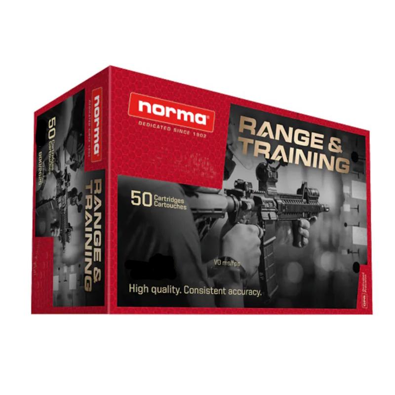 Norma Range & Training Rifle Ammunition .300 Blackout 147gr FMJ 20/ct - Norma