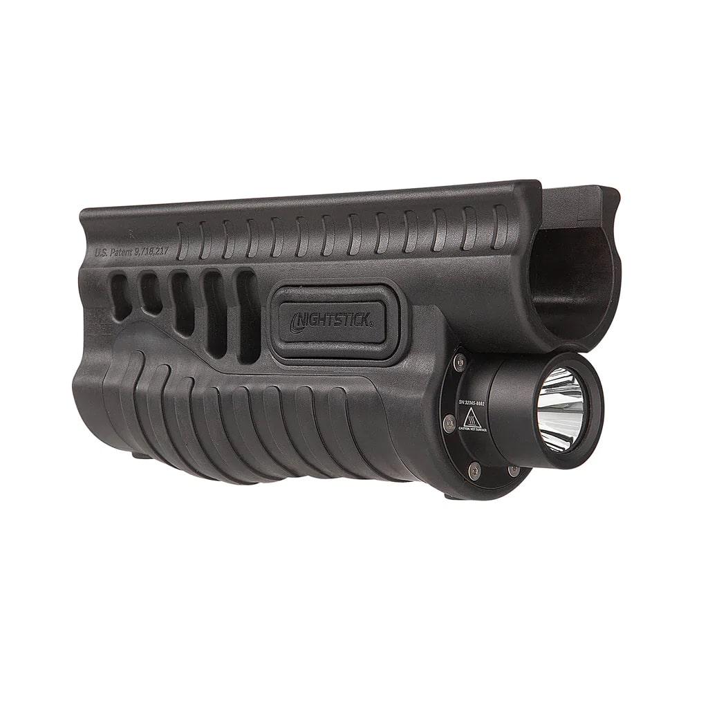 Nightstick Shotgun Forend Light with White Light Black for Remington 870/TAC-14 - NightStick