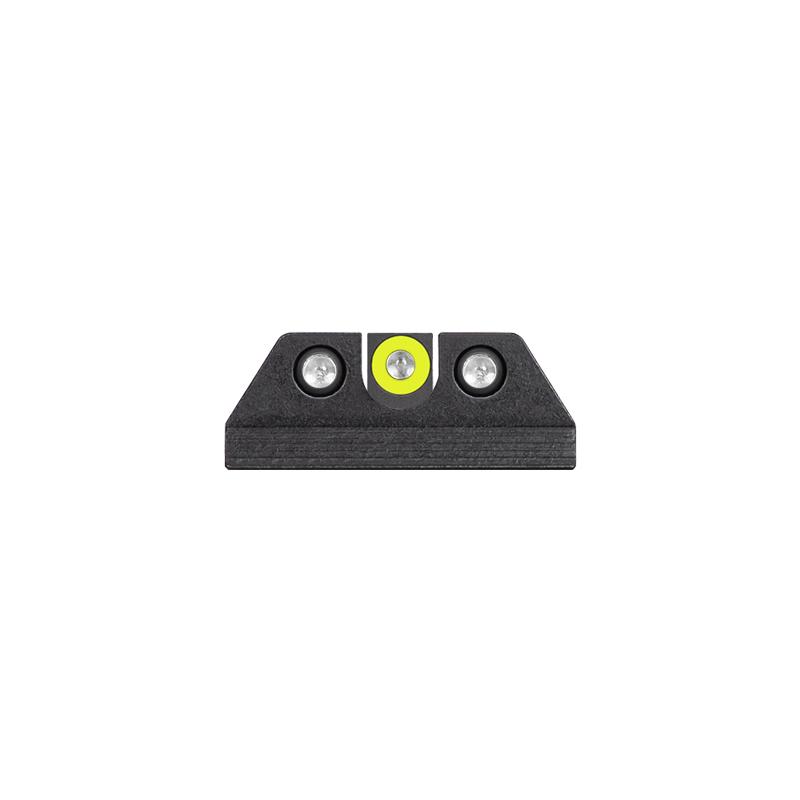 Night Fision Night Sight Set Yellow Front Square Notch Rear for FN 509 - Night Fision